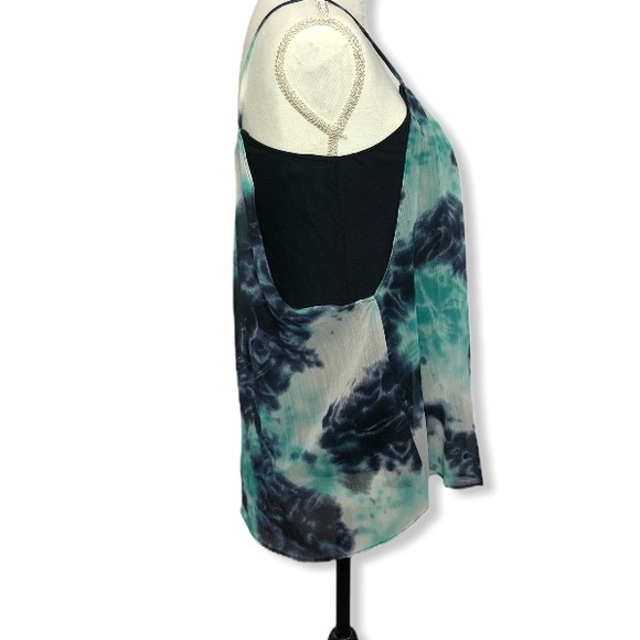 Aqua Vintage Navy & Turquoise Floral Tank - Picture 9 of 14